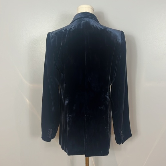 Massimo Blue Silk Jacket - Picture 6 of 17
